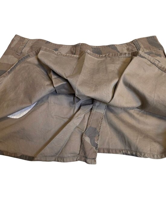 Y2K 04' Old Navy Womens Camo Pleated Micro Mini Skirt Sz 12 100% Cotton - Picture 6 of 6